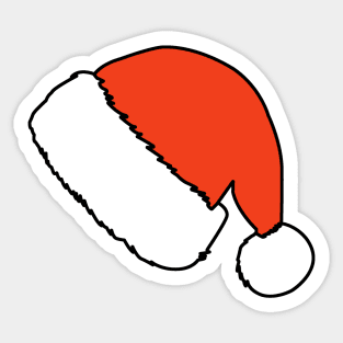 Santa Claus Hat Sticker